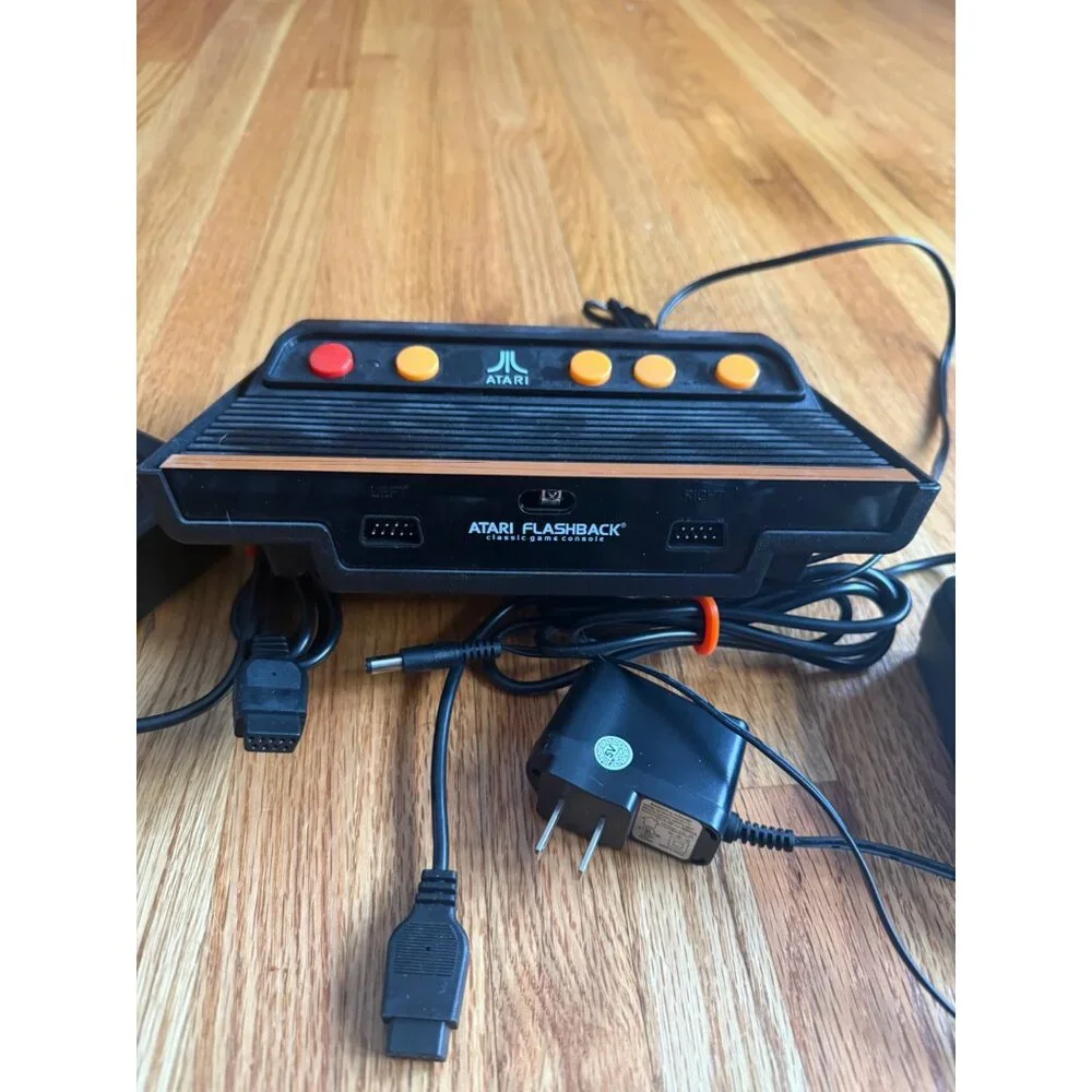 Atari Flashback 2 Classic Game Console With Two Joysticks & Power Adapter